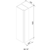 Боковой шкафчик Ravak SB 10° 450 белый X000000751