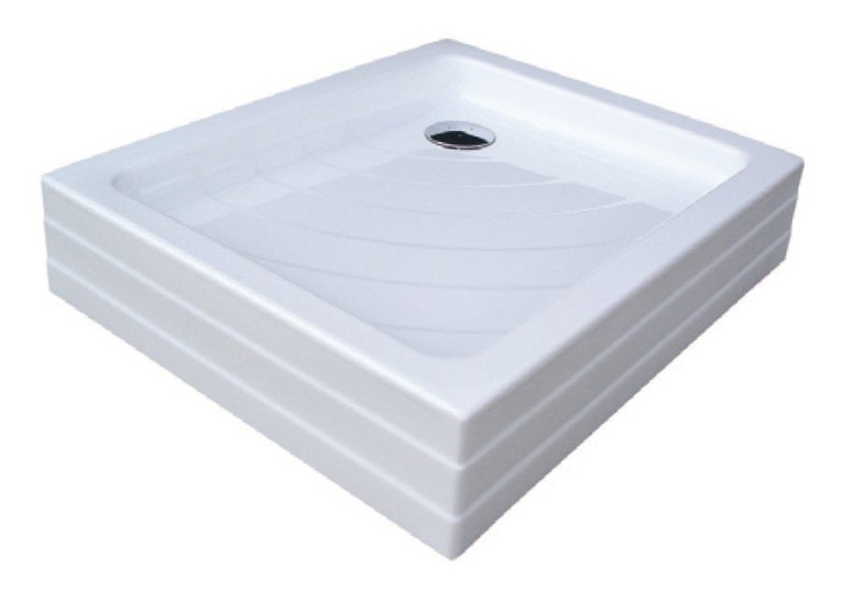 Піддон для душових кабін Ravak ANETA 75x90 PU, квадратний, акрил, A003701120