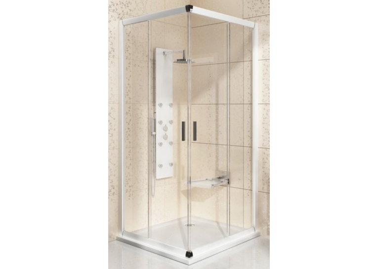 Квадратна душова кабіна Ravak BLIX BLRV2K-80 Білий GRAPE, 1XV40100ZG