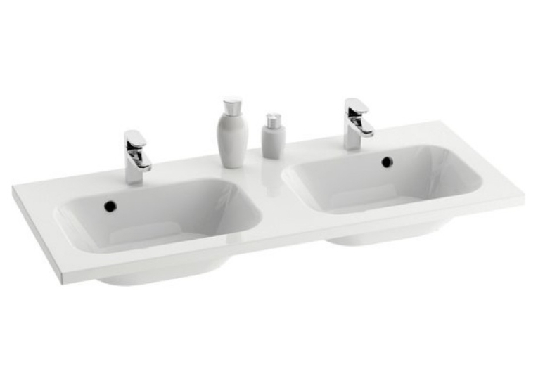 Раковина подвійна меблева Ravak CHROME 1200, 120x49 см, XJG01112000