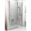 Душові двері Ravak CHROME CSD 2 - 100 Transparent, полірований алюміній, безпечне скло, 0QVACC00Z1