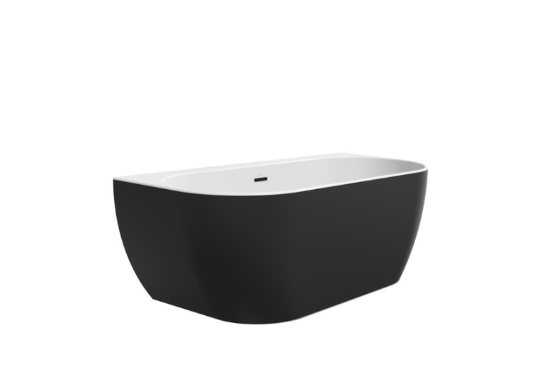 Ванна акриловая Ravak FREEDOM W 166х80 см черная XC00100027