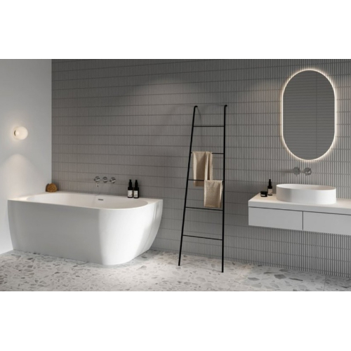 Ванна акриловая Ravak Freedom Corner L 170x80 см отдельностоящая (хром) XC00100041