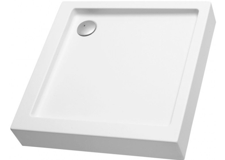 Душовий піддон RAVAK MODENA 90 SLIM XАU0000031 + Сифон Slim 90 chrome