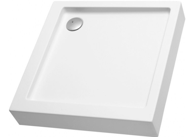 Душовий піддон RAVAK MODENA 90 SLIM XАU0000031 + Сифон Slim 90 chrome