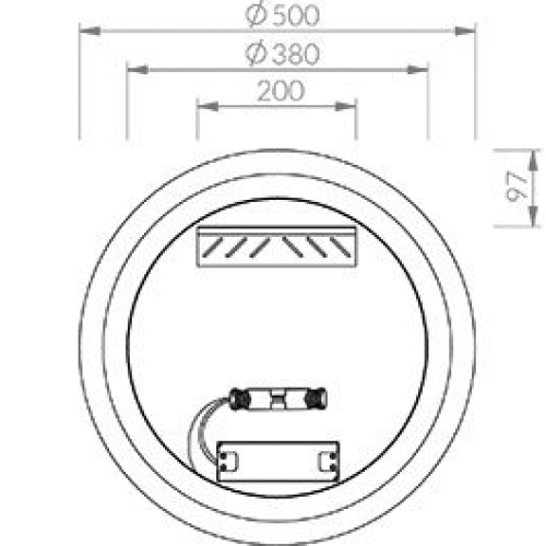 Зеркало Ravak ORBIT I 500 с LED подсветкой
