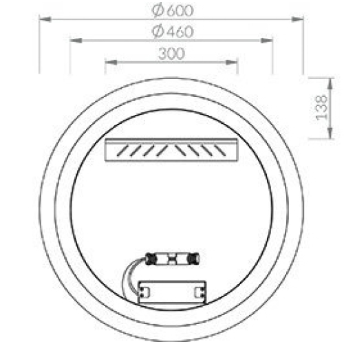 Зеркало Ravak ORBIT I 600 с LED подсветкой