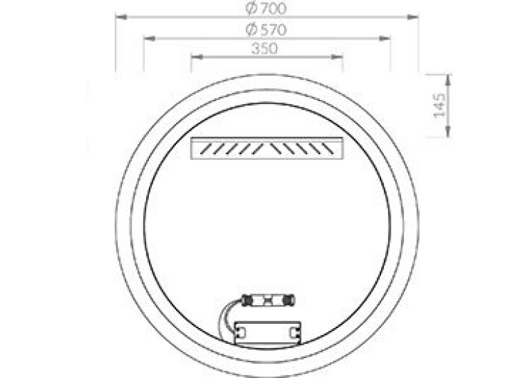 Зеркало Ravak ORBIT I 700 с LED подсветкой