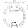  Дзеркало Ravak ORBIT I 800 з LED підсвічуванням