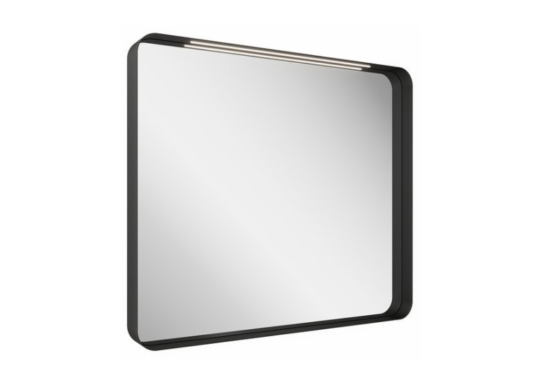  Дзеркало Ravak STRIP I 600x700 чорний з LED підсвічуванням