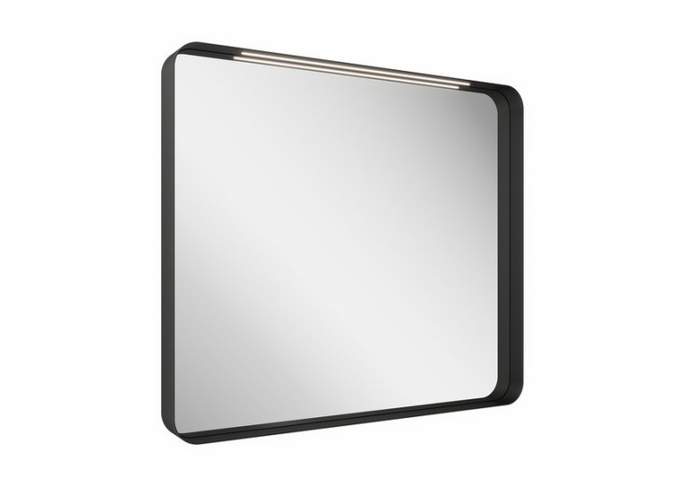  Дзеркало Ravak STRIP I 600x700 чорний з LED підсвічуванням