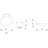 Сидіння для душу Ravak OVO CHROME CLEAR/WHITE, B8F0000028