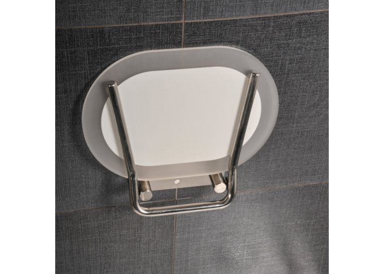  Сидіння для душу Ravak OVO CHROME CLEAR/STAINLESS, B8F0000029
