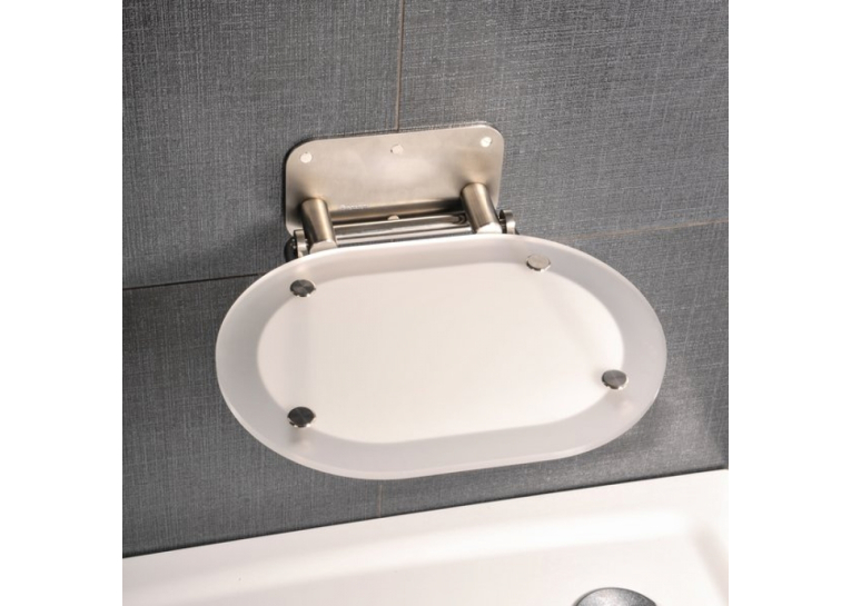  Сидіння для душу Ravak OVO CHROME CLEAR/STAINLESS, B8F0000029