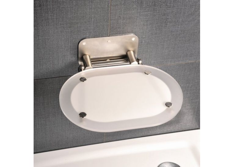  Сидіння для душу Ravak OVO CHROME CLEAR/STAINLESS, B8F0000029