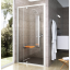 Душові двері Ravak PIVOT PDOP 2 - 100 Transparent, білий профіль, безпечне скло, 03GA0100Z1