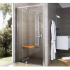 Душові двері Ravak PIVOT PDOP 2 - 100 Transparent, профіль сатин, безпечне скло, 03GA0U00Z1