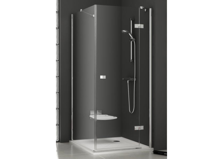 Стінка для душової кабінки Ravak SMARTLINE SMPS - 90 L Transparent, фурнітура хром, безпечне скло