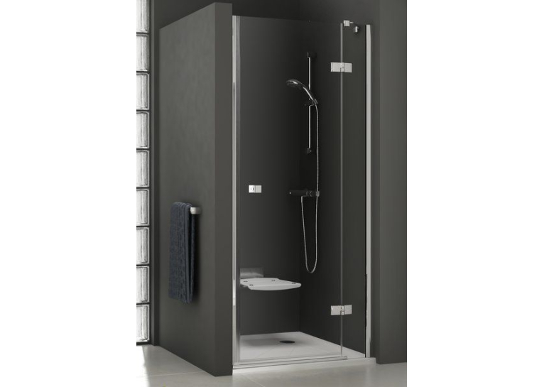 Душові двері Ravak SMARTLINE SMSD 2 - 120 BL Transparent, безпечне скло, хром, 0SLGBA00Z1