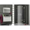Душевая штора Ravak SMARTLINE SMSKK 4 - 90 Transparent, безопасное стекло, профиль хром, 3S277A00Y1