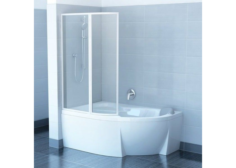 Шторка для ванны Ravak VSK2 ROSA - 160 L Rain, 76L9010041