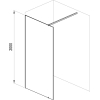 Душова кабіна Ravak Walk-IN Wall-90, безпечне скло, GW9W70C00Z1