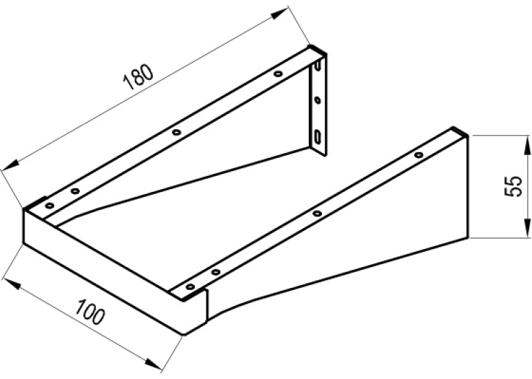 Кріплення для стільниці Ravak Balance/Comfort 120 X000001375