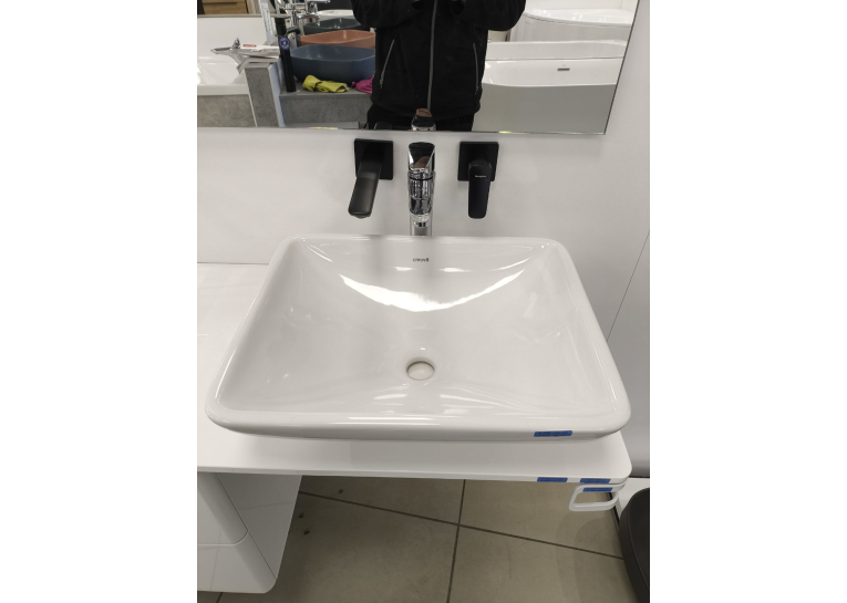Комплект Мебели Ravak Balance SD 120 см: Тумбочка со столешницей  + Умывальник + Смеситель + Зеркало + Крепление для столешницы +  Полотенцедержатель X000001367K