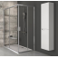 Душова кабіна квадратна Ravak BLRV2K + BLRV2K 90x90 Transparent, алюміній, безпечне скло, 1XV70C00Z1+1XV70C00Z1