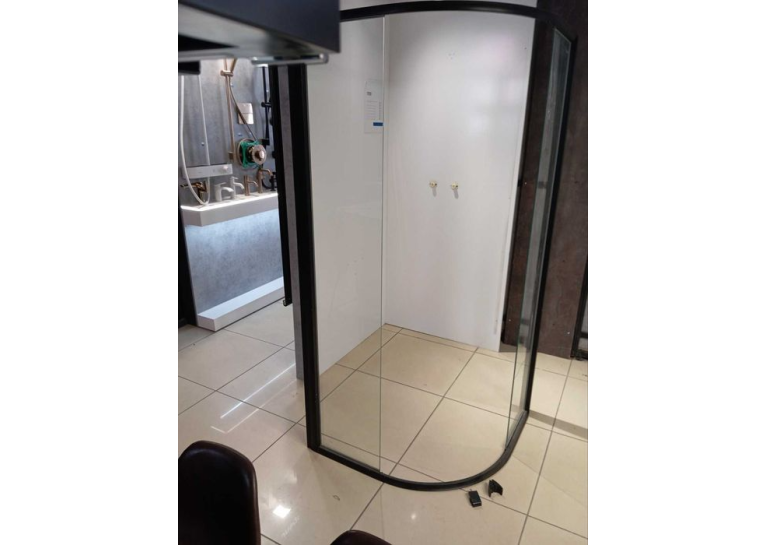 Угловая душевая кабина Ravak PIVOT PSKK3-90, черный + TRANSPARENT, 37677300Z1 Уценка (царапины и сколы)