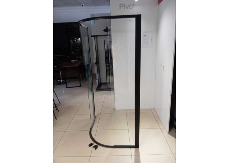 Угловая душевая кабина Ravak PIVOT PSKK3-90, черный + TRANSPARENT, 37677300Z1 Уценка (царапины и сколы)