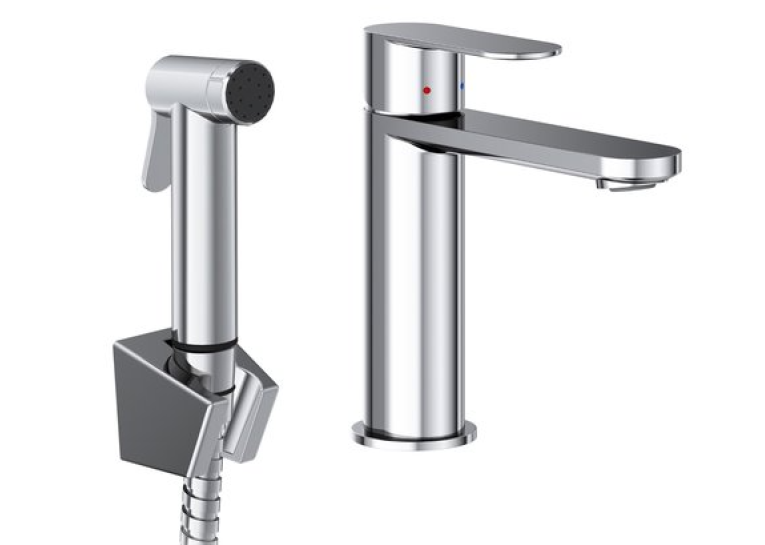  Змішувач для раковини RAVAK Chrome II з бідеткою CR 112.00CR X070450