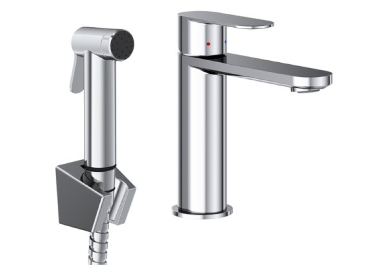  Змішувач для раковини RAVAK Chrome II з бідеткою CR 112.00CR X070450
