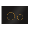 Клавиша смыва Ravak CIRCLE чёрный-золото GPX2240109