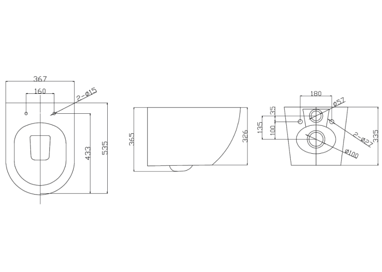 Подвесной унитаз Ravak WC CONCEPT OVAL RimOff, белый, RKUM000009