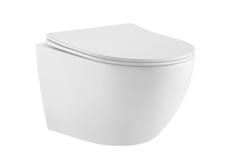  Підвісний унітаз Ravak WC CONCEPT OVAL RimOff, білий, RKUM000009