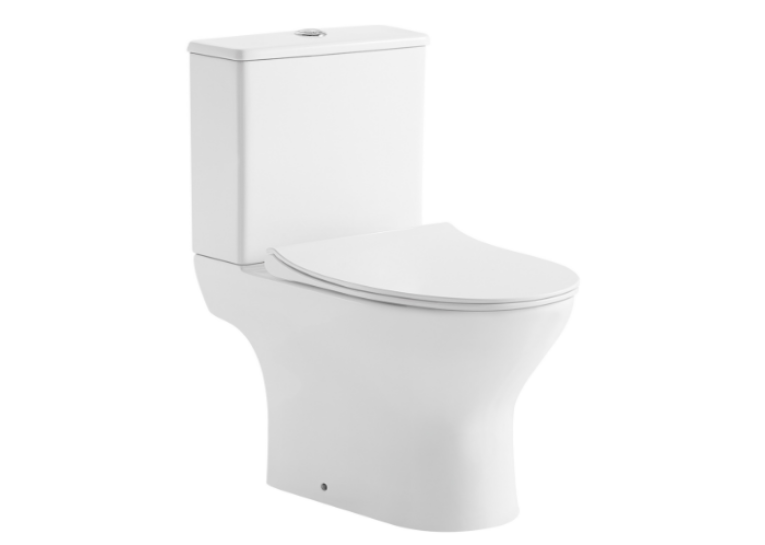  Унітаз компакт Ravak WC CONCEPT SLIM Combi RimOff із сидінням дюропласт soft-close, RKUM100010