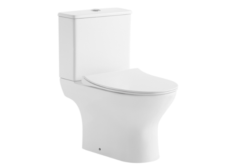  Унітаз компакт Ravak WC CONCEPT SLIM Combi RimOff із сидінням дюропласт soft-close, RKUM100010