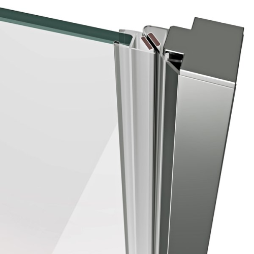 Душові двері Ravak Cool COSD2-120 Transparent, Хром, безпечне скло, X0VVGCA00Z1