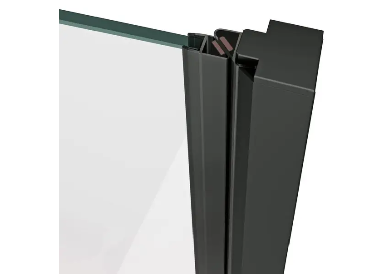 Душевые двери Ravak Cool COSD 1- 90 Transparent, Чёрный, безопасное стекло, X0VV70300Z1