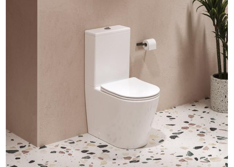  Унітаз компакт Ravak Elegant RimOff із сидінням дюропласт soft-close, X01872
