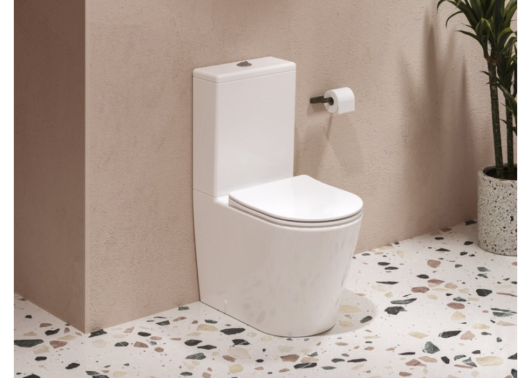  Унітаз компакт Ravak Elegant RimOff із сидінням дюропласт soft-close, X01872
