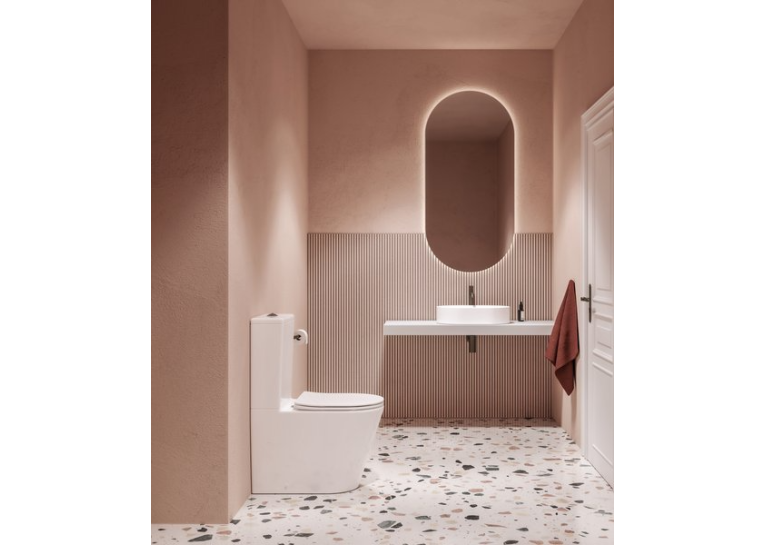  Унітаз компакт Ravak Elegant RimOff із сидінням дюропласт soft-close, X01872