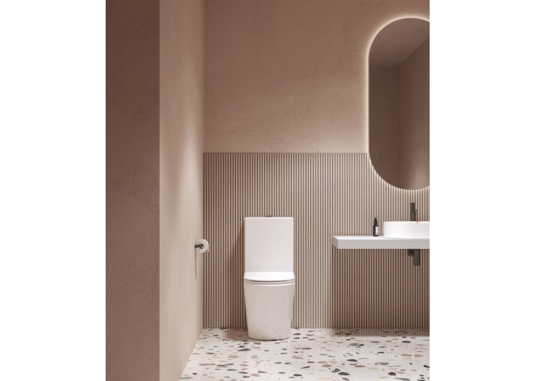  Унітаз компакт Ravak Elegant RimOff із сидінням дюропласт soft-close, X01872