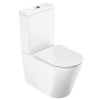  Унітаз компакт Ravak Elegant RimOff із сидінням дюропласт soft-close, X01872