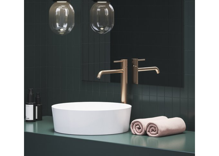 Змішувач для умивальника Ravak Espirit ES 340 ММ Rose Gold Brushed X070348