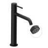 Змішувач для умивальника Ravak Espirit Black Matt ES 250 ММ X070392