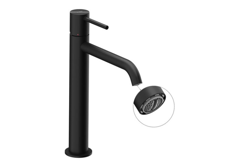 Змішувач для умивальника Ravak Espirit Black Matt ES 250 ММ X070392