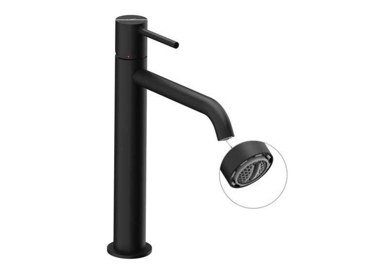 Смеситель для умывальника Ravak Espirit Black Matt ES 250 ММ X070392