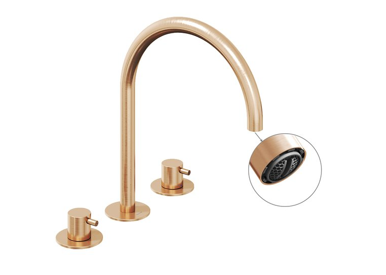 Змішувач для раковини Ravak Espirit Gold Brushed X070349